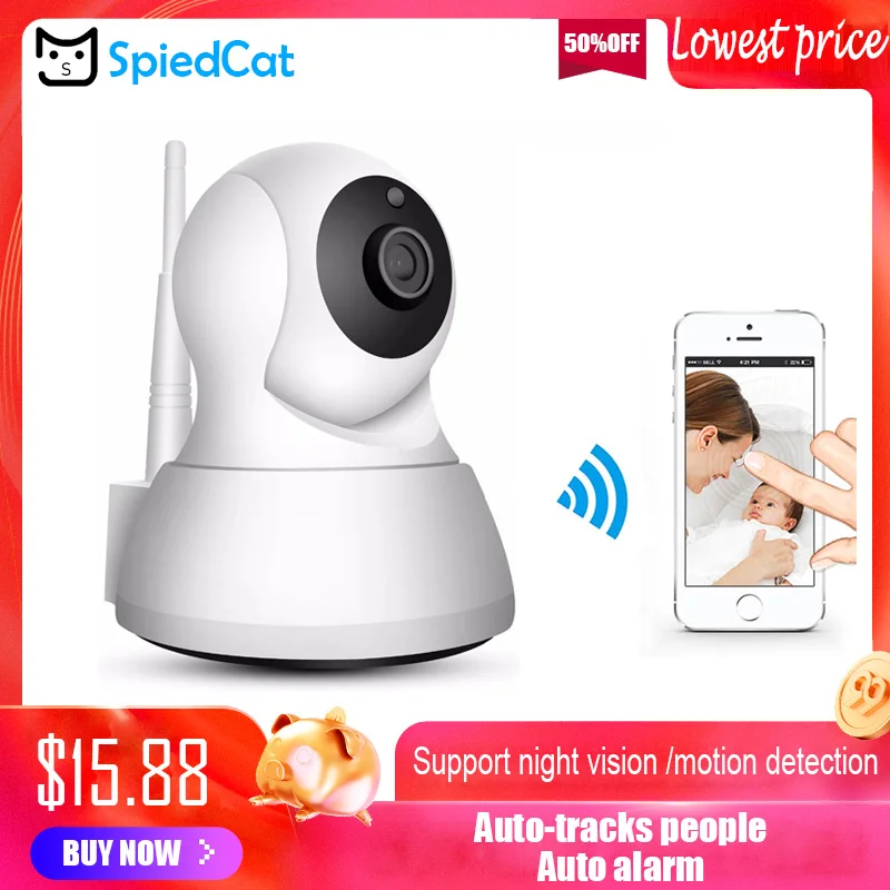 1080/720P Беспроводная IP/P2P мини камера для домашней безопасности WiFi сетевая камера видеонаблюдения ночного видения Обнаружение движения ребенка