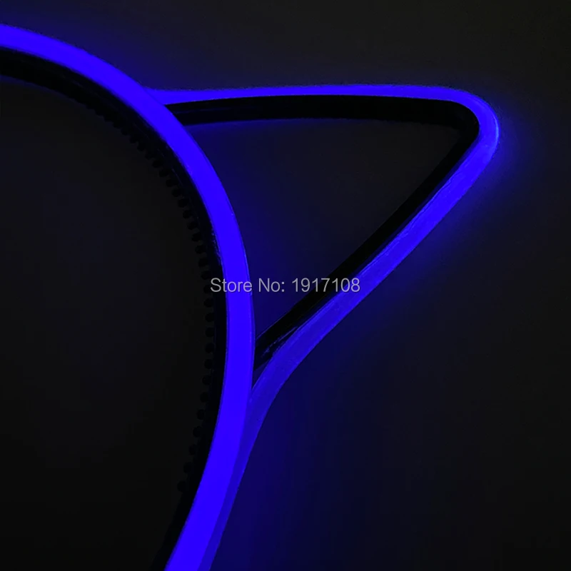 Светодиодный головной убор с кошачьими ушками для женщин и девушек на день