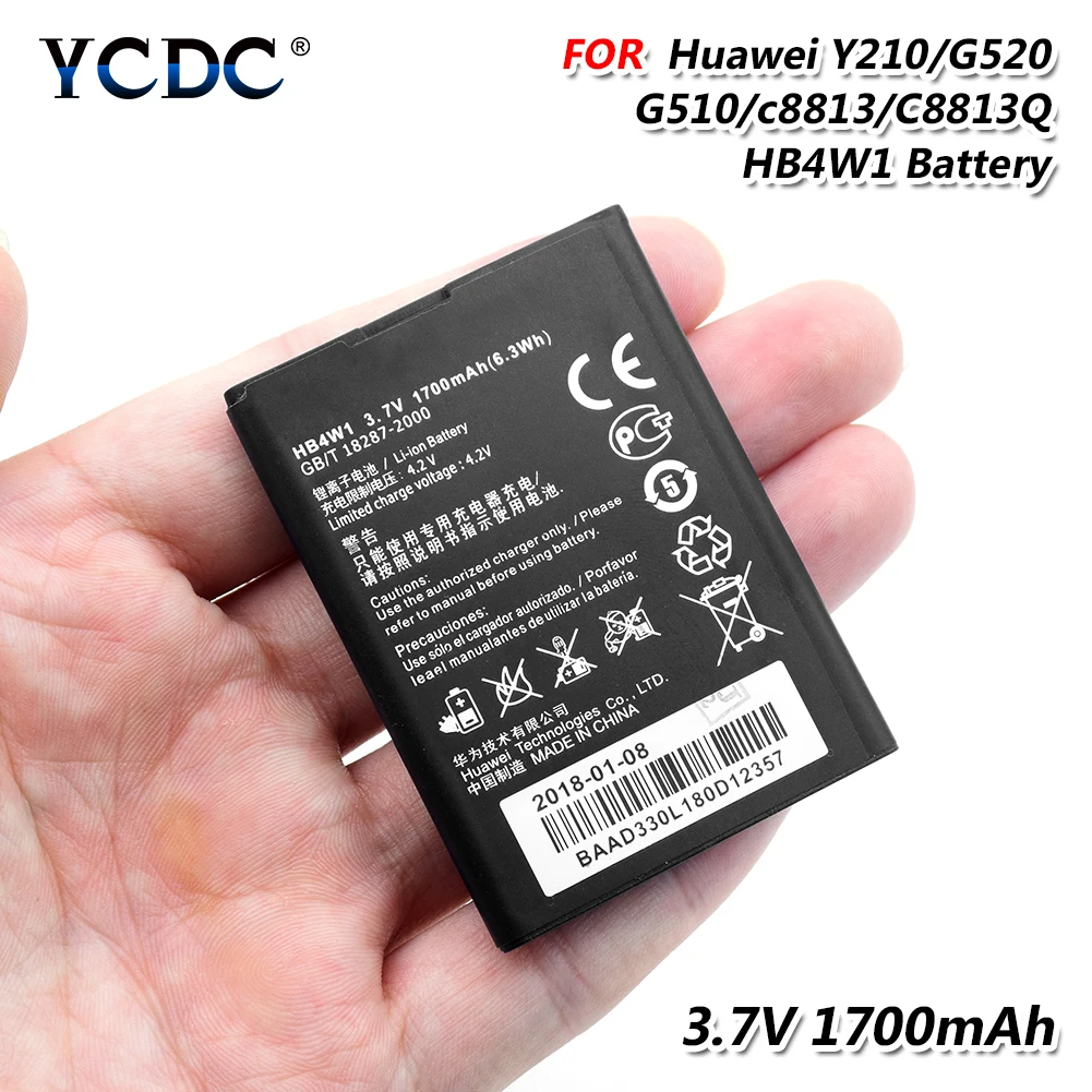 Аккумулятор HB4W1 для телефона Huawei Ascend G525 G520 G510 C8813Q T8951 U8951 Y210 Prism 2 Lipo литий