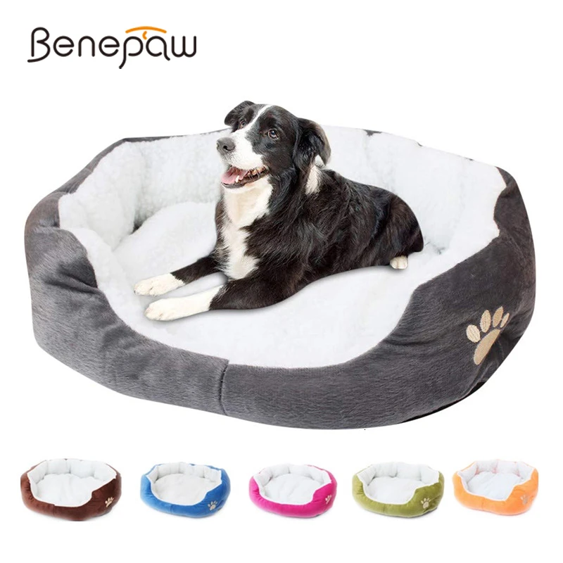 Удобная Лежанка для домашних питомцев Benepaw маленьких и средних собак осенне