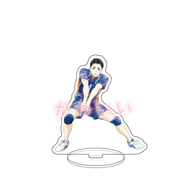 

15cm Volleyball Teenager haikyu!! Hinata Shoyo Tendo Satori figure model toys desktop Table decoration