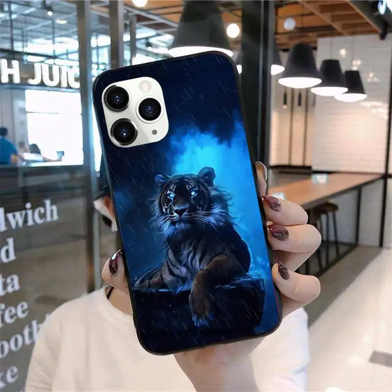 

Ferocious tiger fashion cool Phone Case for iPhone 11 12 pro XS MAX 8 7 6 6S Plus X 2020 XR Mini