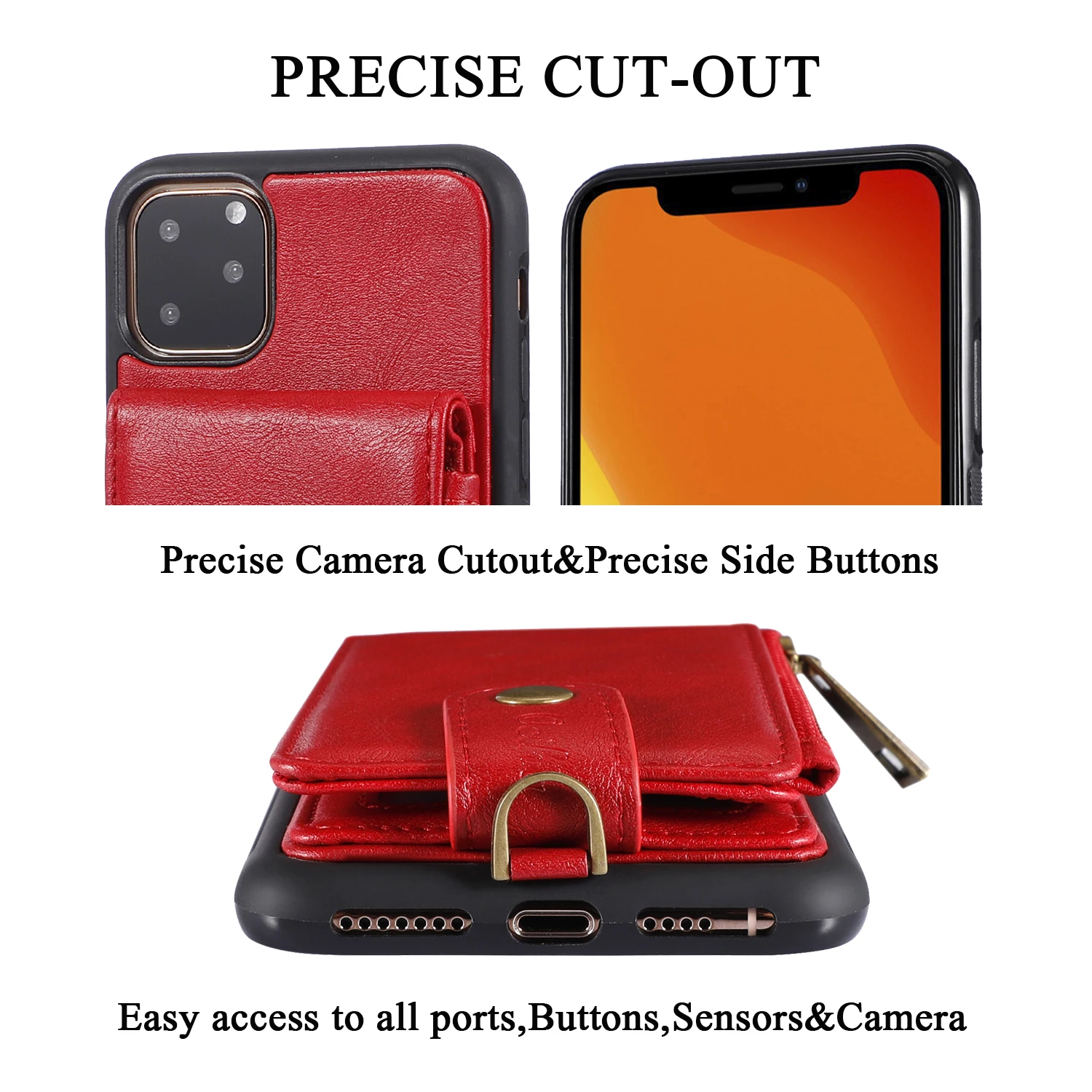 Подходит для Apple iPhone 11PRO XS MAX XR XS 7 8 PLUS бизнес PU воловья кожа Чехол 7plus карта задняя крышка роскошный защитный чехол