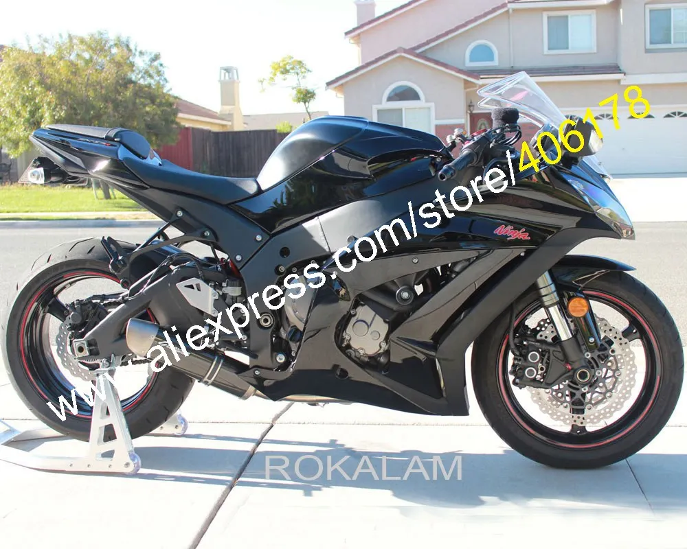 ZX 10R 11 15 обтекатель комплект для Kawasaki Ninja ZX10R 2011 2015 черный Aftermarket мотоцикл