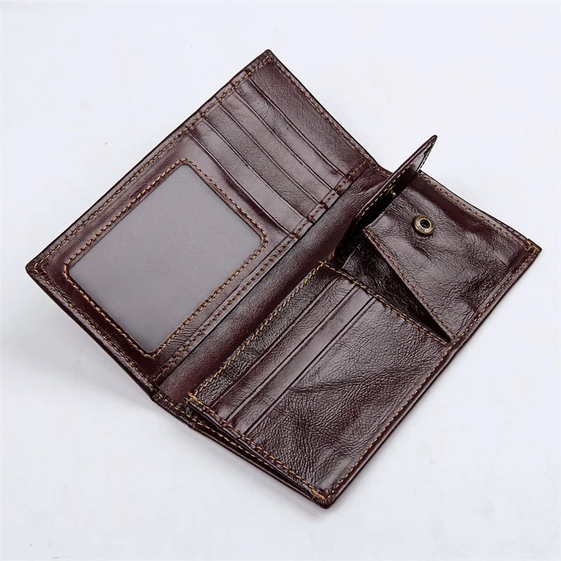 JMD Real Cow Leather RFID Blocking Short Wallet Men's Card Holder Credit Protect R-8122Q | Багаж и сумки