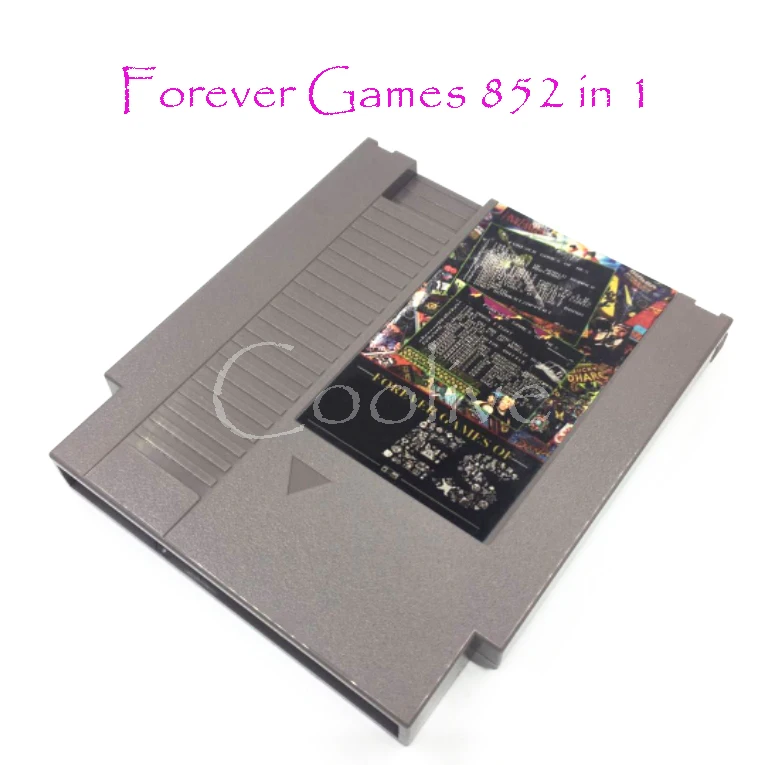 Навсегда игры 852 в 1 (405 + 447) игровой Картридж для 8 бит 72 pin видео консоли NTSC/PAL версия