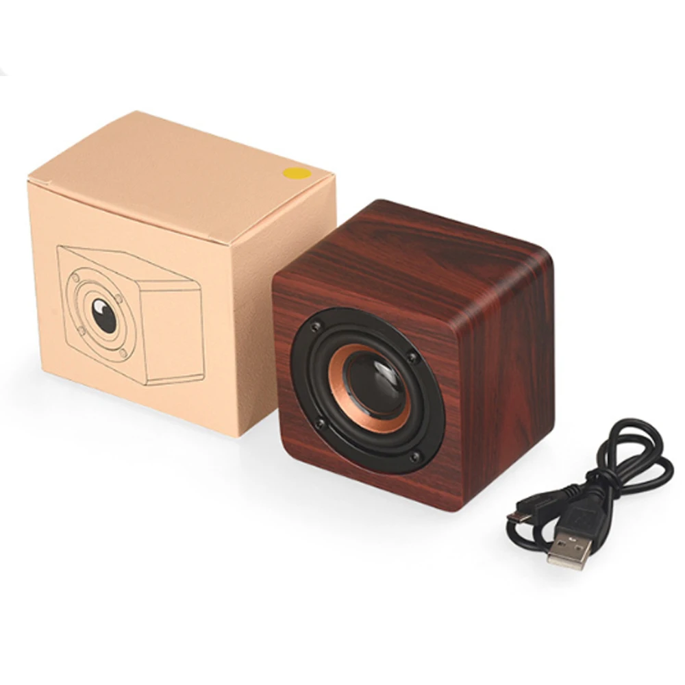 Q1 Wood grain Mini Portable bluetooth speaker for iphone 11 XR XS MAX 1200mah Battery capacity Samsung xiaomi huawei | Электроника