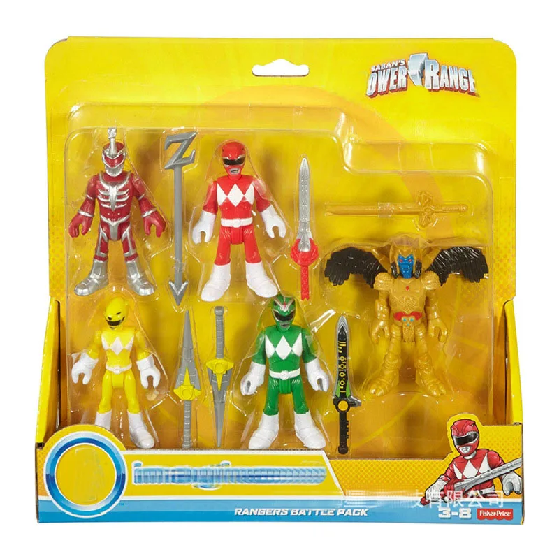 5 шт./компл. полномочия игрушка рейнджеров фигурку могучий Morphin силы меха зверь