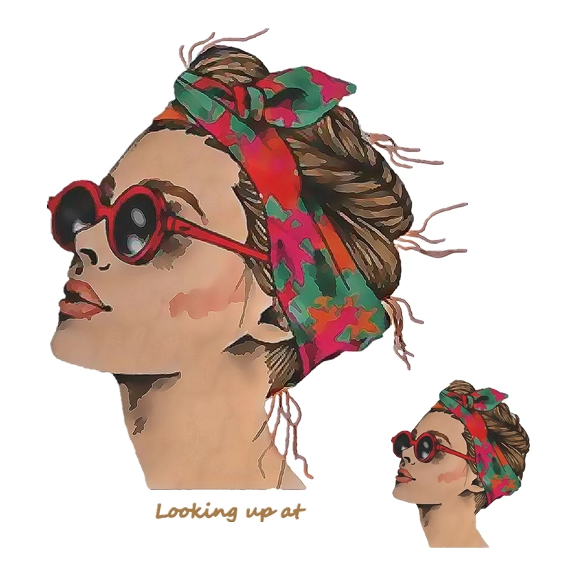 Модные нашивки термоклейкие переводные наклейки для одежды футболки сделай сам