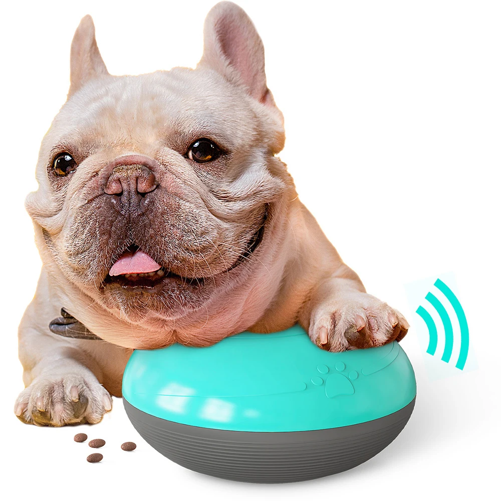 

Funny Interactive Dog Toy Pressing Sounds Can Leak Food Flying Discs Dog Interactive Toys Pet Games Chew Training Supplies