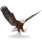 Облысший Орлан, искусство, мини-милая 3D бумажная модель, бумажная поделка, фигурка животного, сделай сам, дети, взрослые, ручная работа, игрушки