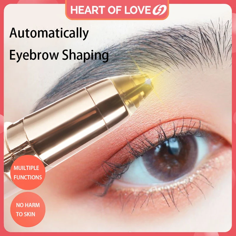 

Electric Epilator Eyebrow Trimmer Makeup Painless lator Facial Hair Eye Brow Remover Mini Eye Brow Shaver Razors USB/Battery