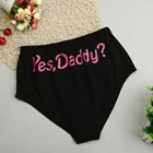 Нижнее белье женское, Бесшовные Трусы-стринги с надписью Yes Daddy