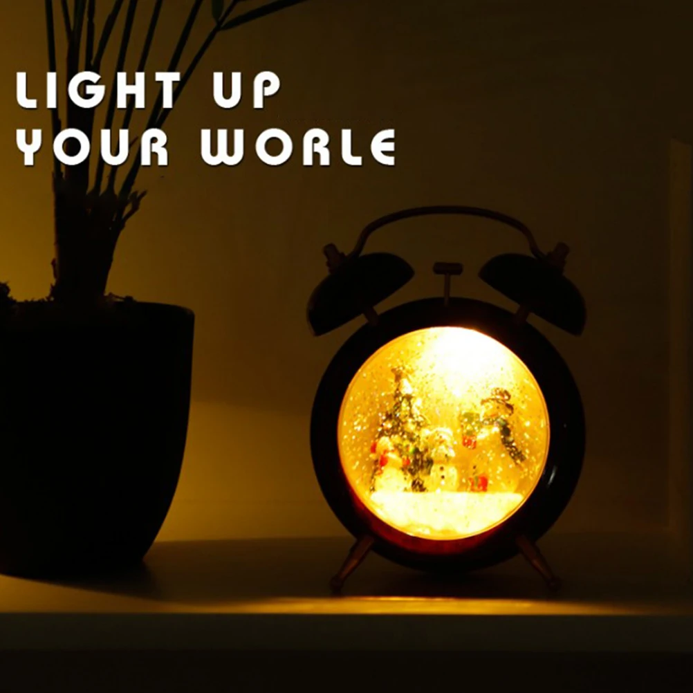 Модная Рождественская елка снег хрустальный шар музыкальная шкатулка желающая