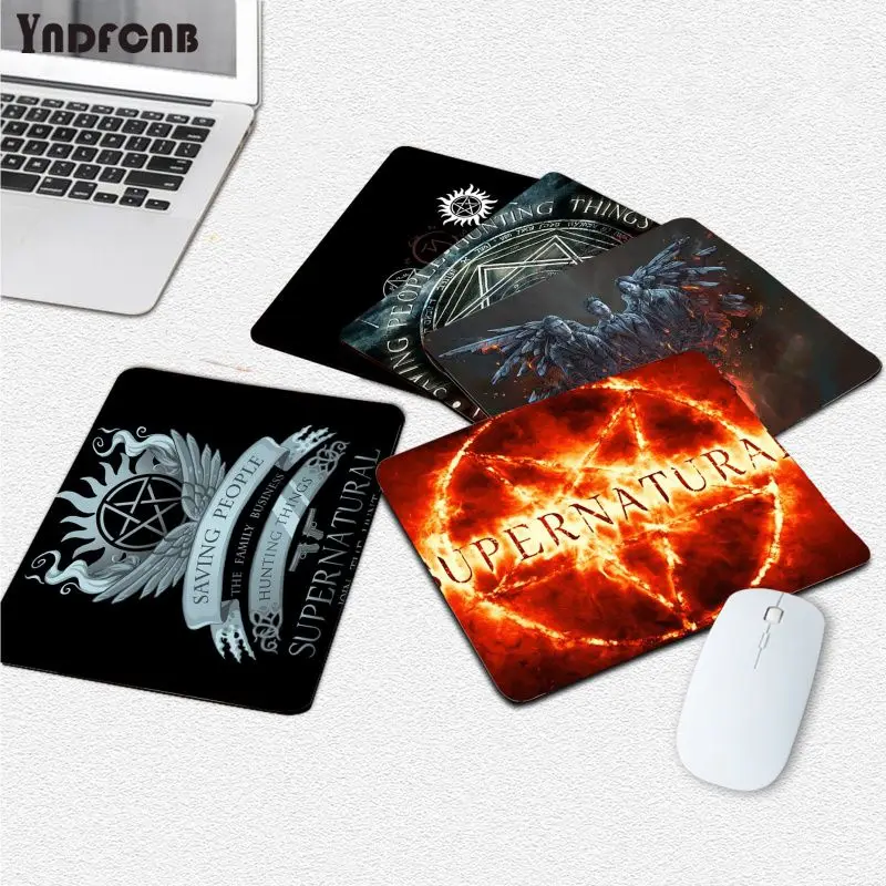 Нескользящие ПК логотип Supernatural комфорт Мышь коврик игровой pad Лидер продаж