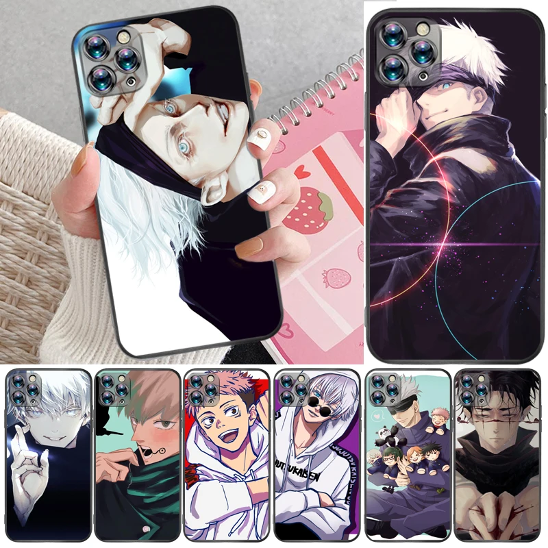 

Jujutsu Kaisen Yuji Itadori Satoru Gojo Fushiguro Megumi Sukuna Phone Case For iPhone 6 6S Plus 7 8 Cases Back Cover Funda