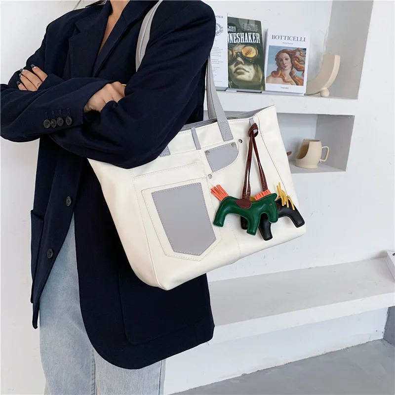 

Summer Large-capacity Bags Women's Bags 2020 New Trendy Fashion Popular Shoulder Bags Wild Foreign Style Portable Tote Bags