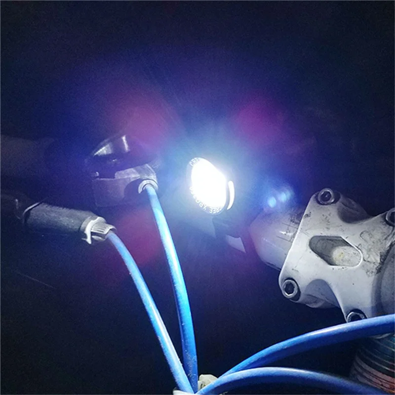 

Bicycle Bike USB Rechargeable Headlight Waterproof MTB Cycling Flash Light Front LED Torch Safety Warming Lamp Bike Accessories