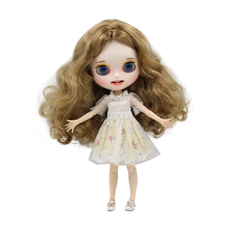 Ледяная фабрика 1/6 bjd 19 совместное тело 230BL9400 золотые длинные вьющиеся волосы