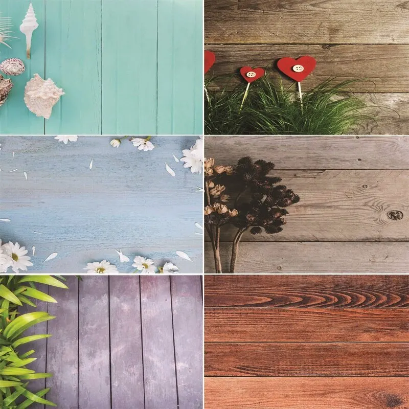 

Vinyl Custom Photography Backdrops Wooden Planks Photography Background 200526JN-03