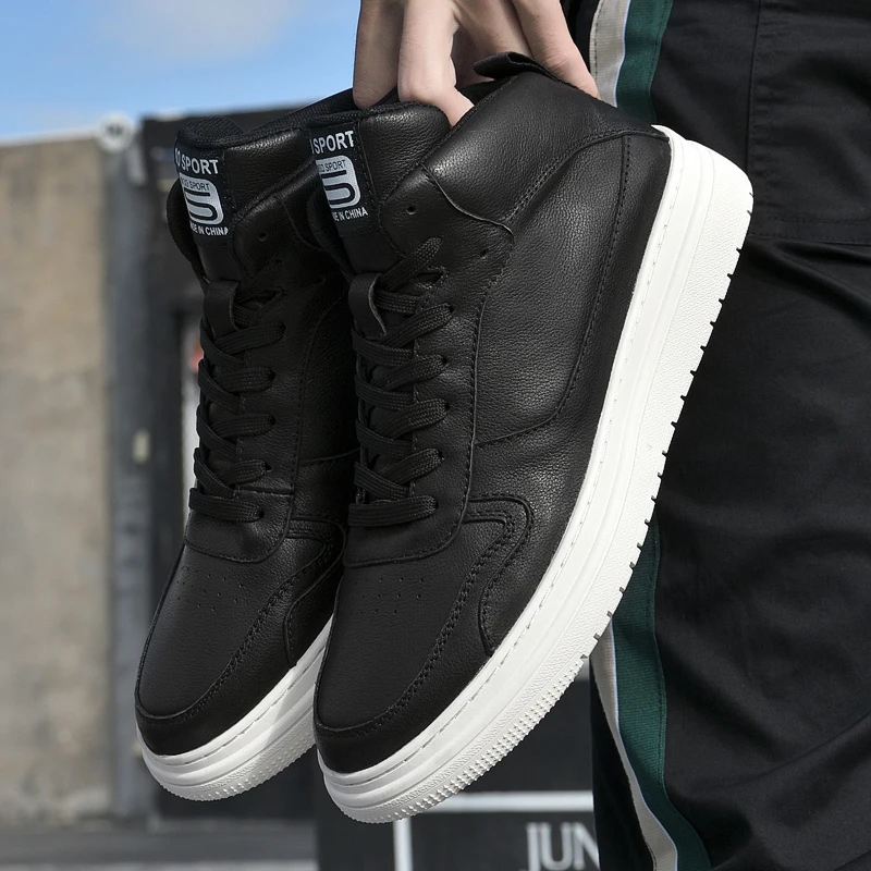 Harga Kulit Asli Sepatu Pria Merek Mewah Renda Up Pria Sneakers Pria Kasual Sepatu Buatan Tangan Pria Alas Kaki Leisure Kaki Pergelangan Kaki Sepatu Bot