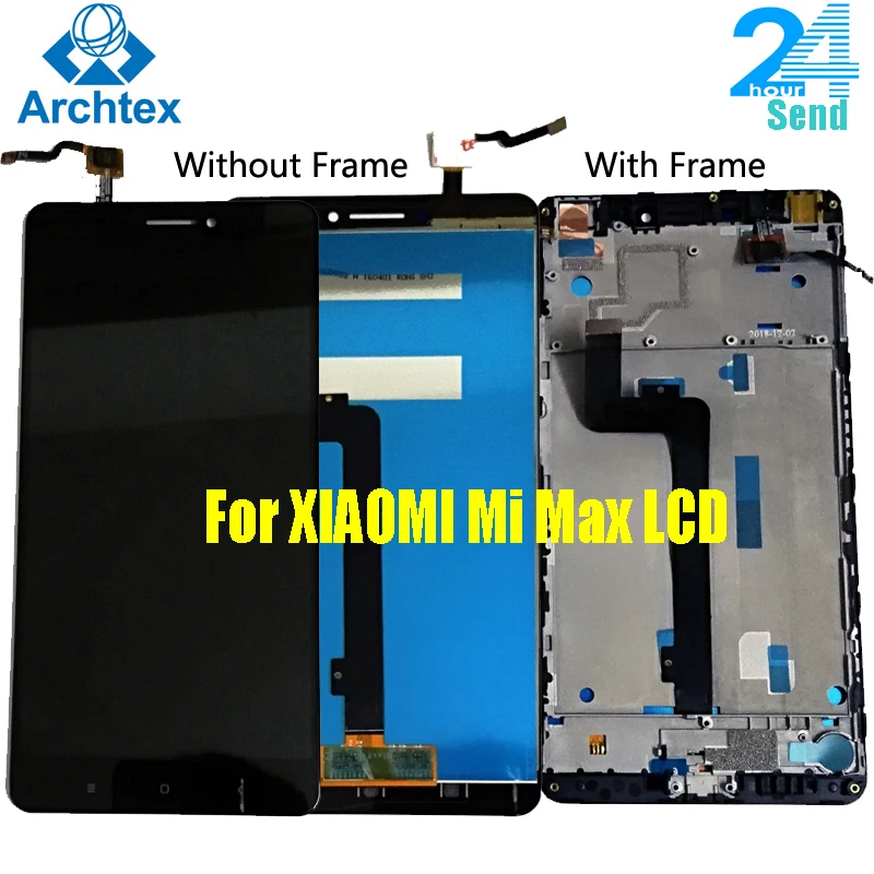 Оригинальный дисплей для XIAOMI Mi Max ЖК и сенсорный экран с рамкой сменный 6 44