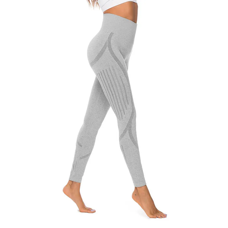 Женские бесшовные леггинсы Nessaj повседневные обтягивающие джеггинсы с высокой