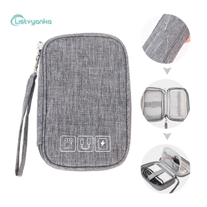 cable organizer bag travel organizer portable storage bag cables gadgets usb wires digital accessories charger power bank case free global shipping