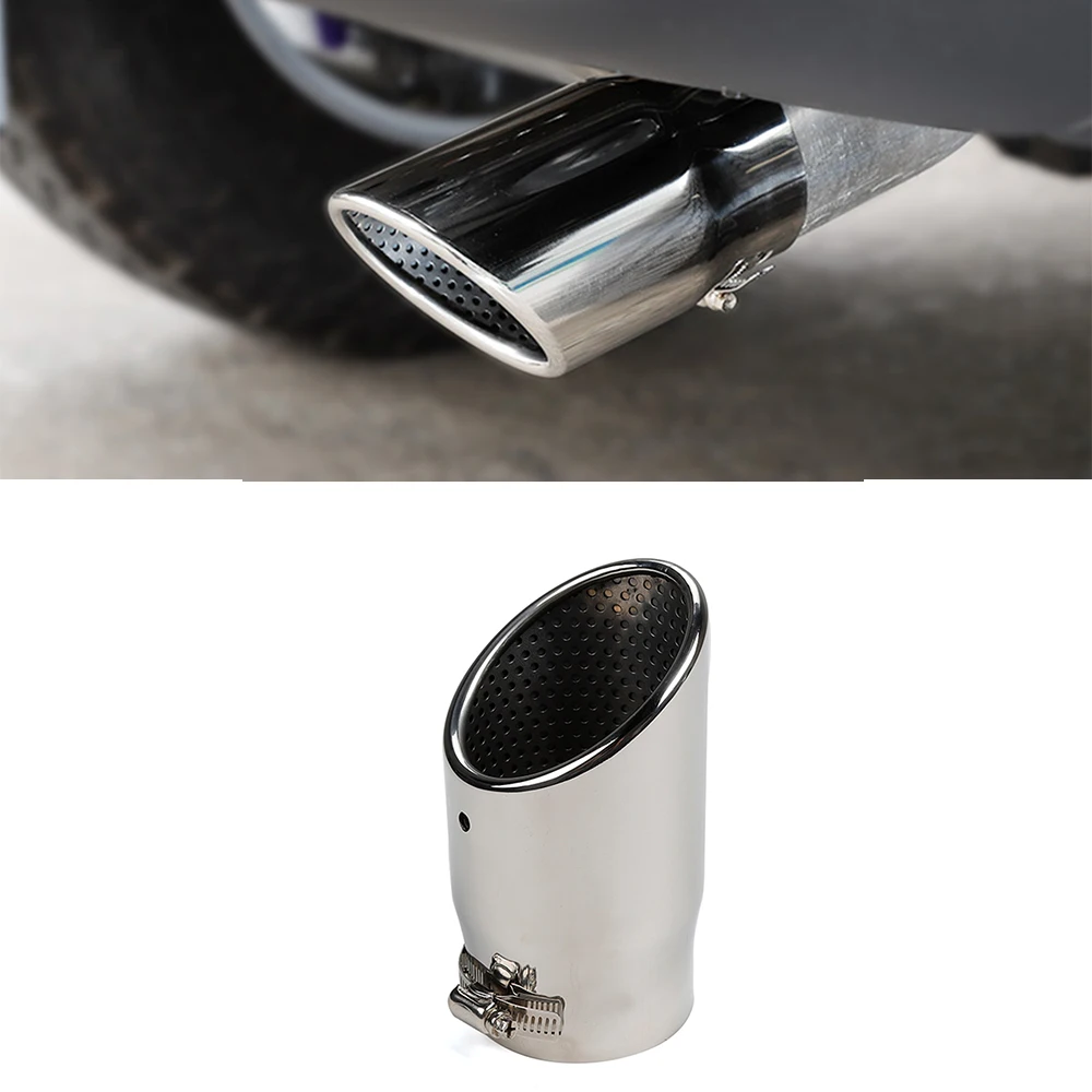 

for Jeep Wrangler JK 2007-2018 JL 2018 2019 2020 2021 2022 Rear Tail Exhaust Pipes Exterior Accessory for Jeep Compass 2017-2022