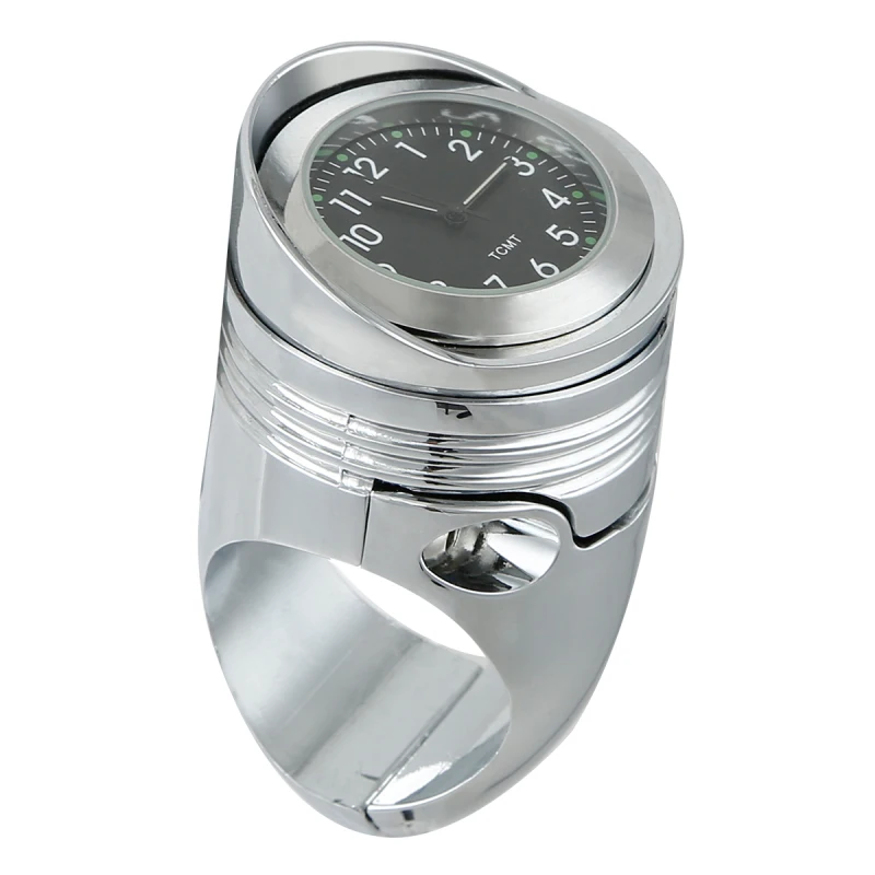 

Универсальные алюминиевые часы 1 1/4 "1,25" с креплением на руль для Harley Touring Dyna Custom Cruiser Chopper 32 мм, аксессуары для мотоциклов