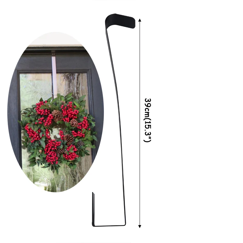wreath hook 1 24 шт., 3 см, Рождественский блестящий шар, Рождественские елочные украшения, подвесные рождественские украшения для дома, Декор, Navidad,, принадлежности, шары - Цвет: wreath hook 1
