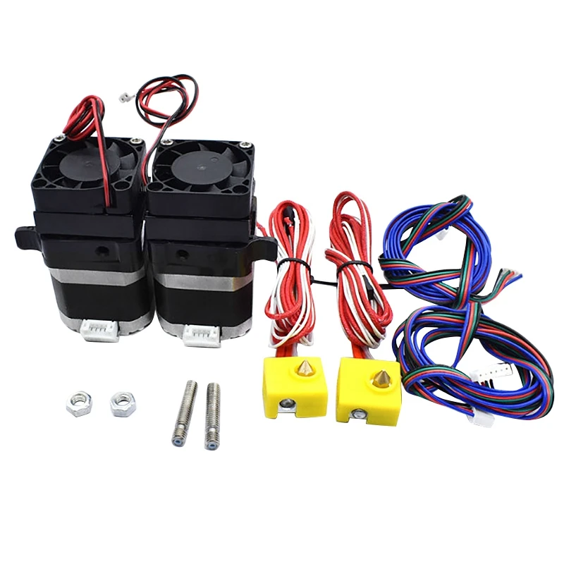 Детали для 3D принтера MK8 двухцветная Печатная головка экструдера 1 75 мм