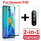 Защитное стекло 2 в 1 для Huawei P30 P20 lite Pro, закаленное стекло для задней камеры Huawei P30 P20 PRO