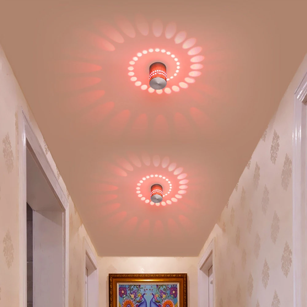 RGB светодиодный ные Настенные светильники для декора планшетов 3 Вт приглушаемая