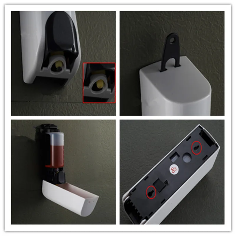 

Wetips 350mlX3 Shampoo Dispenser Bottle Liquid Shampoo Soap Dispenser Bathroom Soap Dispenser Liquid Wall Mounted Soap Container