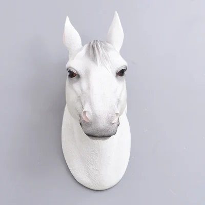 Голова Лошади настенная подвесная Имитация животных креативный простой фон для
