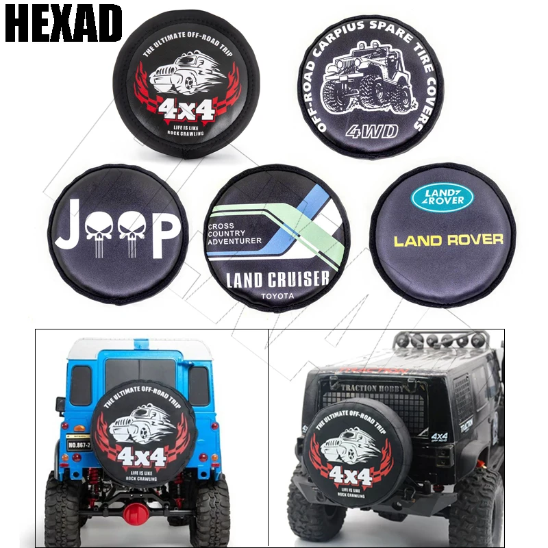 Кожаный чехол для запасных шин 1/10 подходит колес 1 9 дюйма 110 120 мм