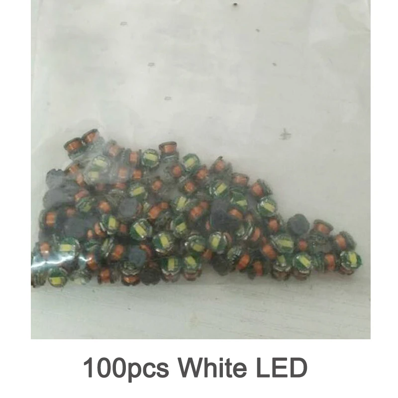 Белые светодиоды 100 шт./лот для беспроводного блока питания беспроводной