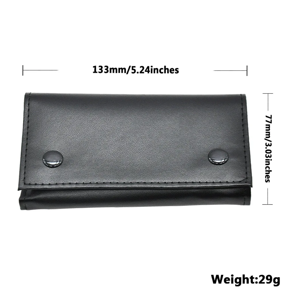 

PU Leather Tobacco Pouch Bag Pipe Cigarette Holder Waterproof Smoking Paper Holder Wallet Bag Portable Tobacco Storage Bag