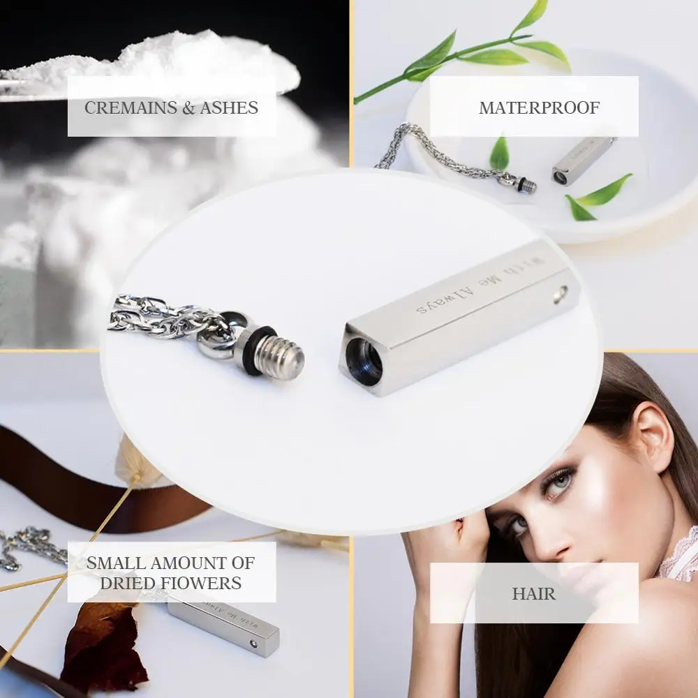 SOITIS With Me Always кулон из нержавеющей стали с резьбой по индивидуальному заказу |