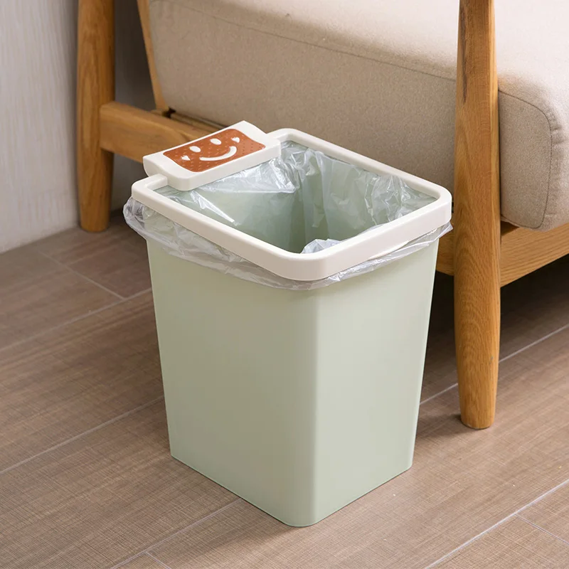 Blue Modern Rectangle Trash Can Recycling Bins Nordic Plastic Kitchen Bin Garbage Sorting Cocina Trashcan BK50LJ | Дом и сад