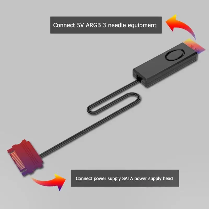 Блок питания Jonsbo SATA Pin контроллер ARGB для 3Pin 5V чехол компоненты системы охлаждения
