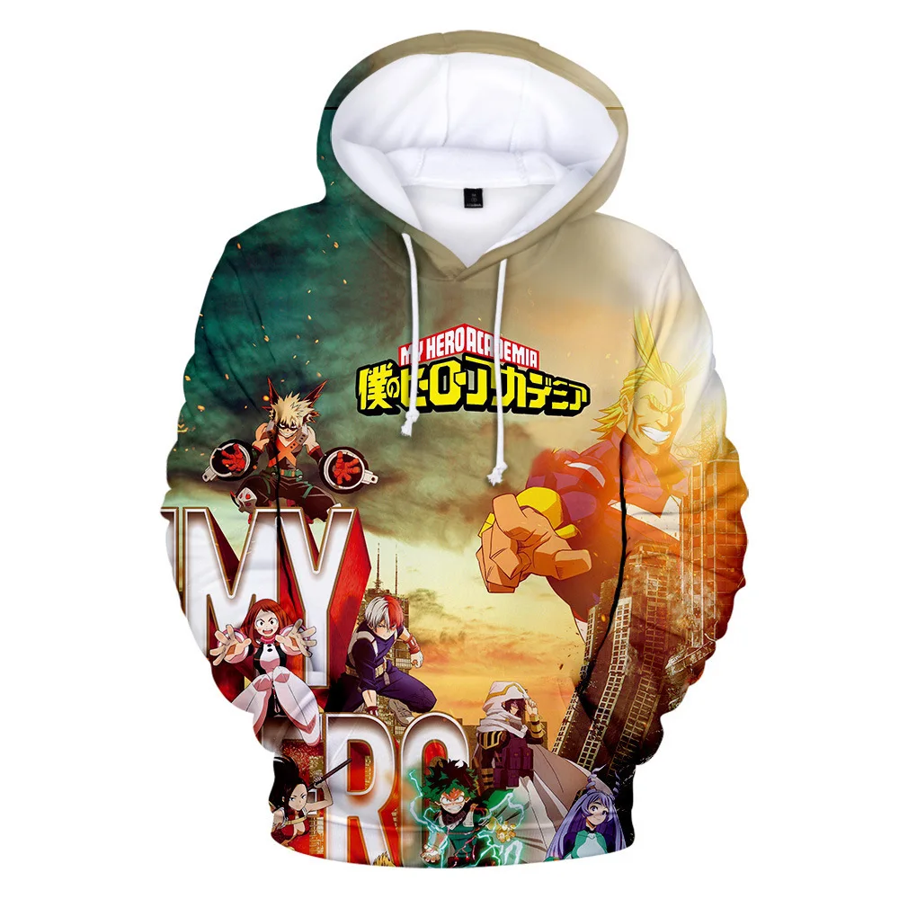 

2020 New My Hero Academia 3D Print Hoodies Boys Girls Casual Hoodie Sweatshirt Fashion Harajuku Hoodie Autumn Winter Hoodies