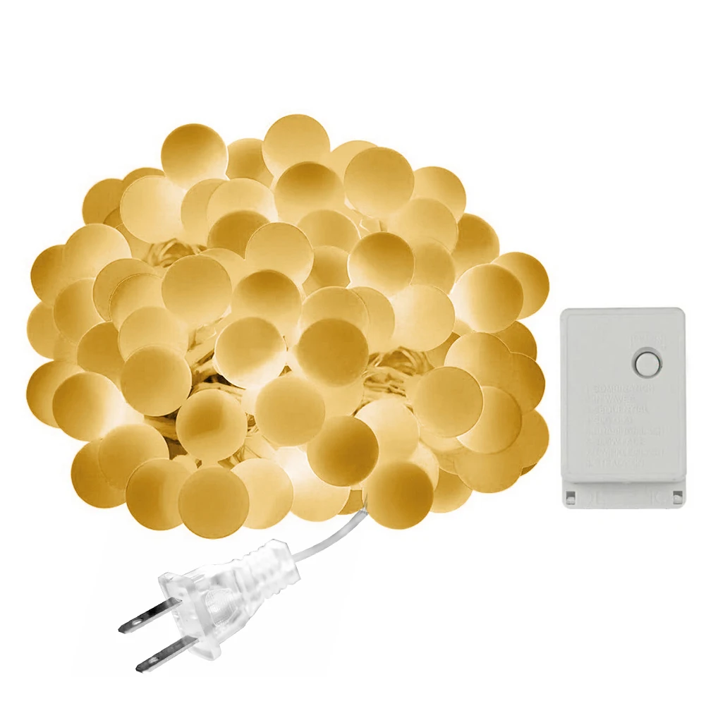 

Ball Light String Copper Wire Garland Lamp Multi Color Warm White DIY Decor Lamp Party Wedding Decorative Fairy Lights