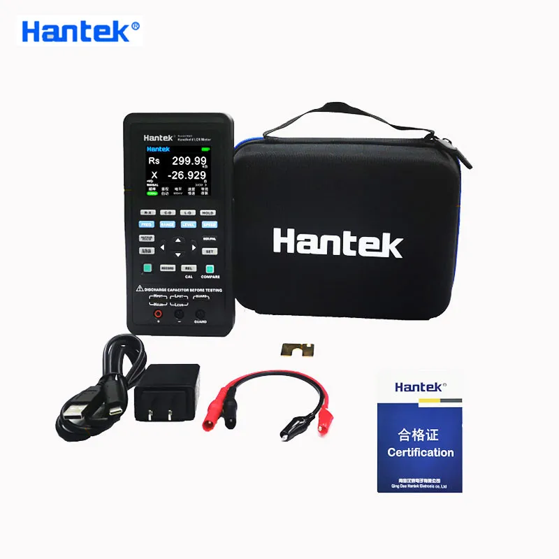 

Hantek TO11/TO22 Portable 2.8 Inch Digital LCR-Meter Handeld Inductance Capacitance Resistance Measurement Tester Tools