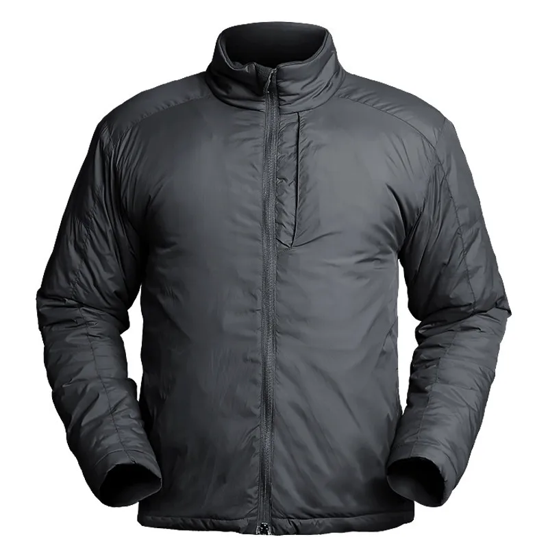 

Men Tactical Military Jacket Heat Reflection Warm Winter Thicken Parka Outwear Windproof Stand-up Solid Bomber Pilot Jacket Coat