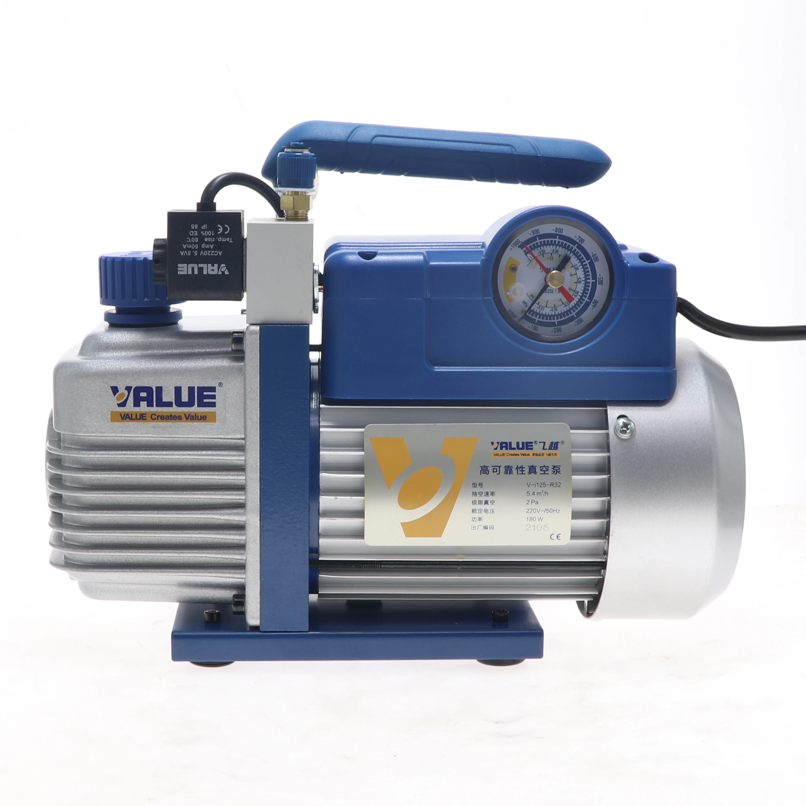 Значение V-i125-R32 вакуумный насос для электромобиля обслуживания холодильника