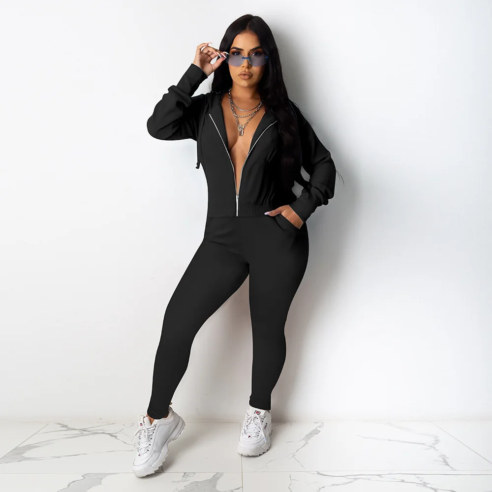 

Спортивная одежда, спортивные костюмы, женский комплект из двух предметов, пальто на молнии с длинным рукавом, повседневные топы, штаны с вы...