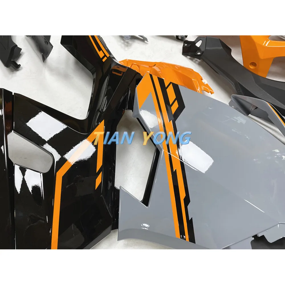 Комплект полосатых обтекателей для мотоцикла подходит Ninja400 18 19 20 Kawasaki Ninja 400 2018-2020