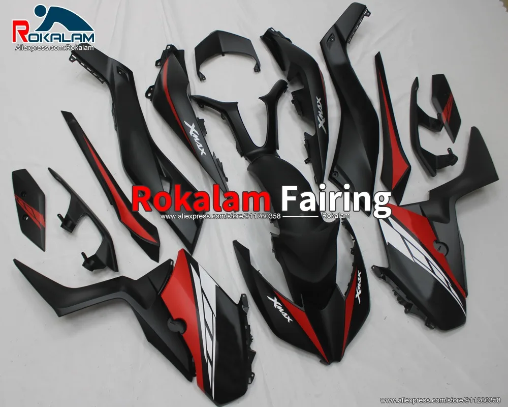 

For Yamaha XMAX300 2017 2018 2019 2020 2021 Red Black Aftermarket ABS Motorbike Fairing Kit (Injection molding)